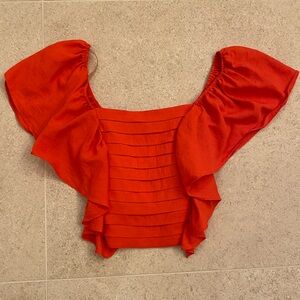 DO+BE Bright Orange/coral Top